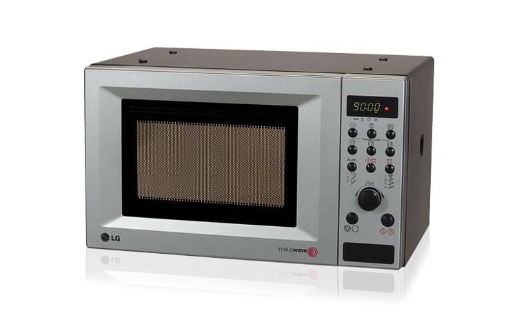 Vorderseite von Solo-Mikrowelle mit Intellowave System, digitalem LED Display und Memory Cook MS196VUT