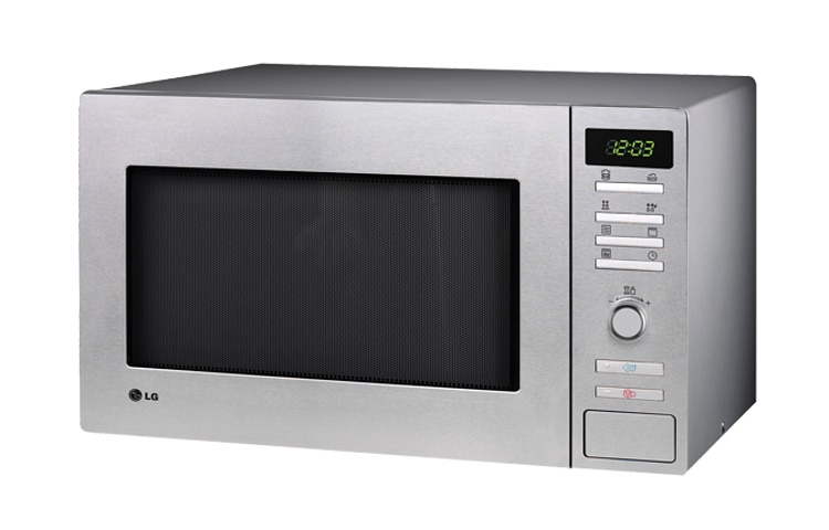 Vorderseite von Solo-Mikrowelle mit Intellowave System und Edelstahl-Front MS1987KIT