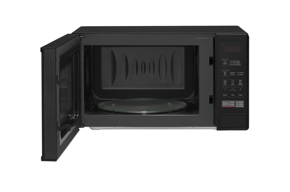 LG Solo-Mikrowelle Schwarz (20 L, 700 Watt) mit Smart Inverter Technologie & EasyClean | MS2042D, MS2042D
