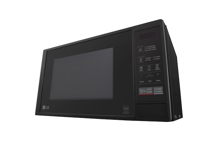 LG Solo-Mikrowelle Schwarz (20 L, 700 Watt) mit Smart Inverter Technologie & EasyClean | MS2042D, MS2042D