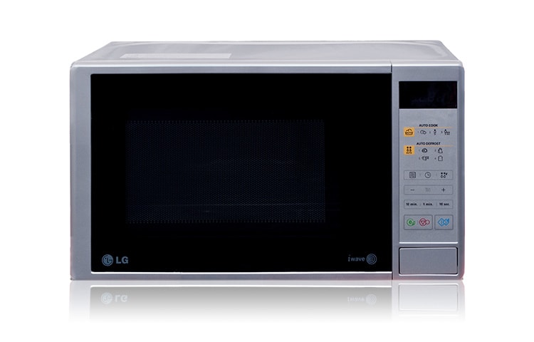 Vorderseite von Solo-Mikrowelle mit Intellowave-Technologie, Eco On-Energiesparmodus und 20 Litern Kapazität MS2042DS
