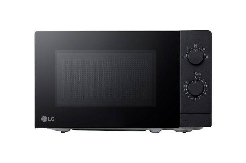 Vorderseite von Solo-Mikrowelle Schwarz (20 L, 700 Watt) mit EasyClean | MS2082F MS2082F