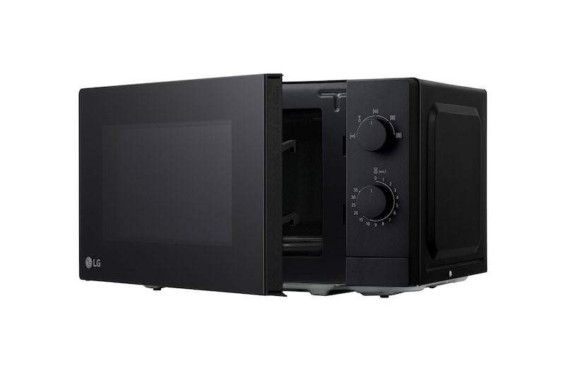 Mikrowellenherd mit intuitiven Doppelbedienfeldern für Strom- und Zeitsteuerung