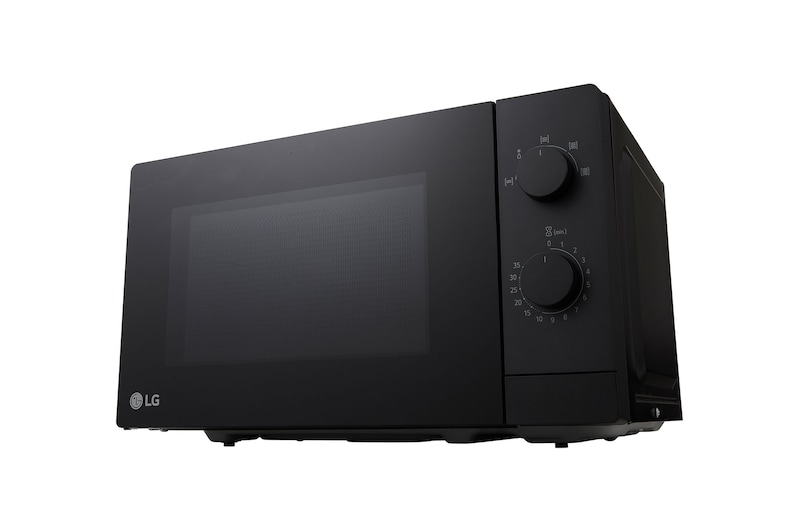 Rechte Draufsicht des Mikrowellenherds