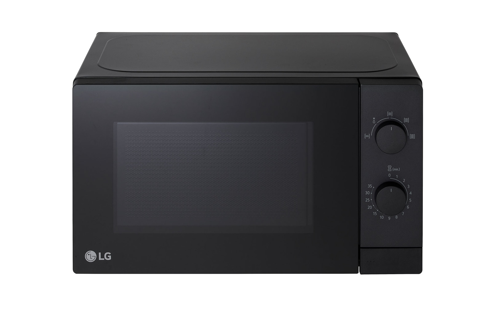 Rechte Draufsicht einer geöffneten Tür