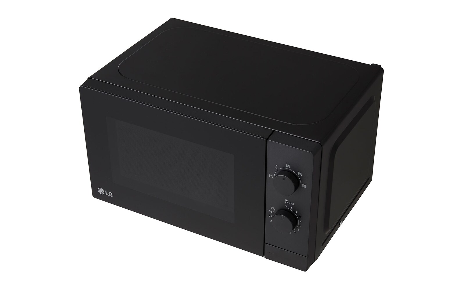 Linke Ansicht des Mikrowellenherds