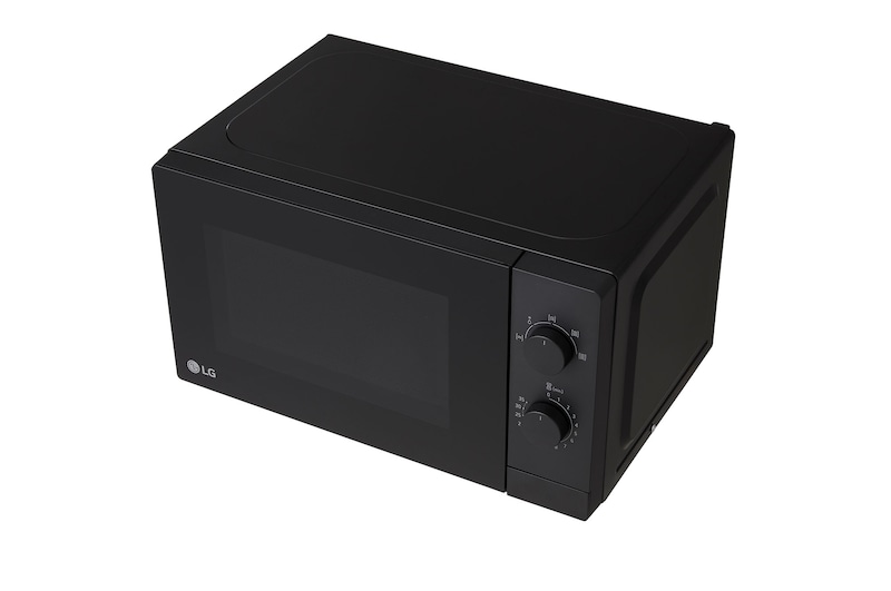 Linke Ansicht des Mikrowellenherds