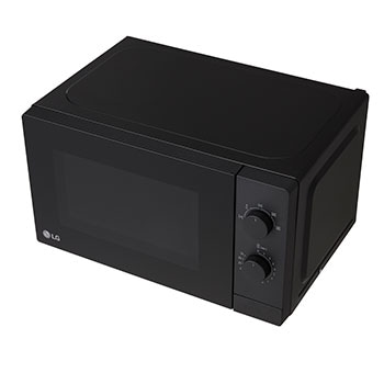 Linke Ansicht des Mikrowellenherds