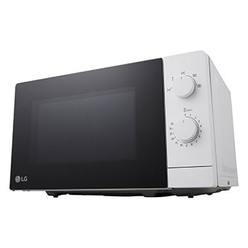 Rechte Draufsicht des Mikrowellenherds