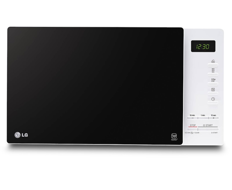 Vorderseite von Solo-Mikrowelle mit I-Wave Technologie, 23 Litern Kapazität und Eco-On-Energiesparmodus MS2354JAS