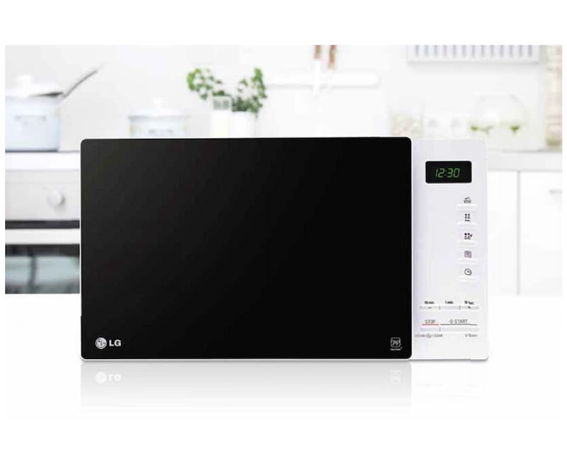 LG Solo-Mikrowelle mit I-Wave Technologie, 23 Litern Kapazität und Eco-On-Energiesparmodus, MS2354JAS