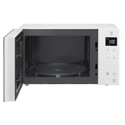 LG Solo-Mikrowelle Weiß (23 L, 1000 Watt) mit Smart Inverter Technologie & EasyClean | MS23NECBW, MS23NECBW