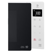 LG Solo-Mikrowelle mit Smart Inverter Technologie I I-Wave Technologie | 23 Liter Kapazität | Leistung: 1000 Watt  | MS23NECBW, MS23NECBW