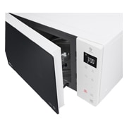LG Solo-Mikrowelle Weiß (23 L, 1000 Watt) mit Smart Inverter Technologie & EasyClean | MS23NECBW, MS23NECBW