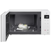 LG Solo-Mikrowelle Weiß (23 L, 1000 Watt) mit Smart Inverter Technologie & EasyClean | MS23NECBW, MS23NECBW
