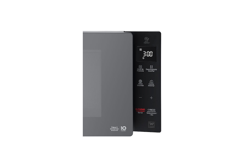 LG Solo-Mikrowelle Schwarz (25 L, 1000 Watt) mit Smart Inverter Technologie & EasyClean | MS2535GIR, MS2535GIR