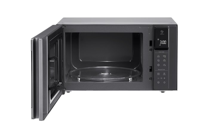 LG Solo-Mikrowelle Noble Steel (25 L, 1000 Watt) mit Smart Inverter Technologie & EasyClean | MS2595CIS, MS2595CIS