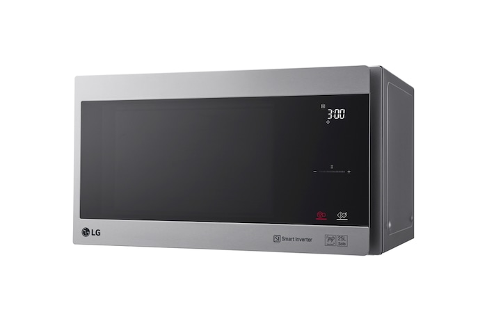 LG Solo-Mikrowelle Noble Steel (25 L, 1000 Watt) mit Smart Inverter Technologie & EasyClean | MS2595CIS, MS2595CIS