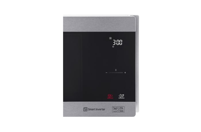 LG Solo-Mikrowelle Noble Steel (25 L, 1000 Watt) mit Smart Inverter Technologie & EasyClean | MS2595CIS, MS2595CIS