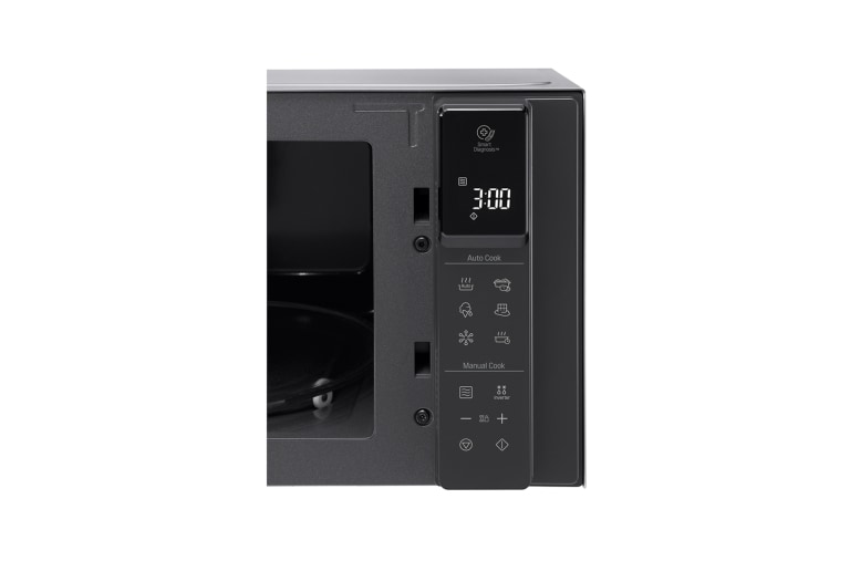 LG Solo-Mikrowelle Noble Steel (25 L, 1000 Watt) mit Smart Inverter Technologie & EasyClean | MS2595CIS, MS2595CIS