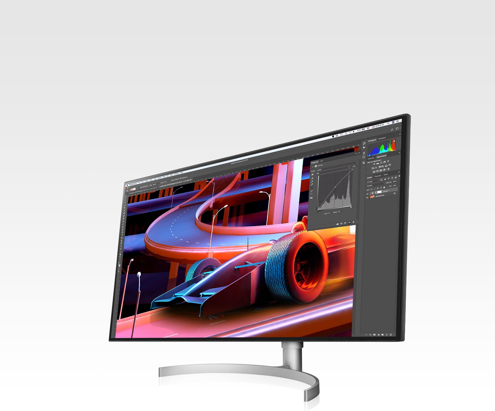 31,5 Zoll UltraFine™ UHD 4K Thunderbolt™ 3 Monitor mit 4K Daisy
