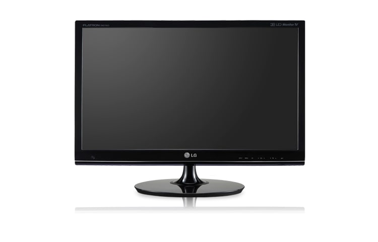 Vorderseite von LG Monitor TV: FullHD CINEMA 3D-Personal-TV mit 68,58 cm (27“) Bildschirmdiagonale, Hybridtuner und zwei HDMI 1.4-Anschlüssen DM2780D