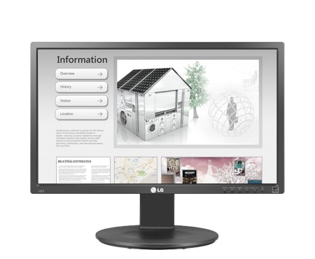 Der LG 22MB35DM Business-Monitor arbeitet mit stromsparender LED-Backlight-Techn