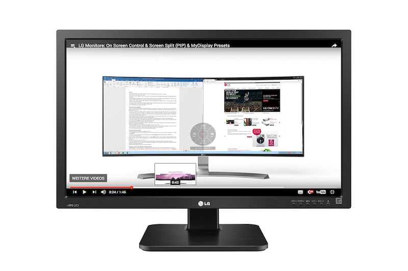 LG IPS Business Monitor, 24BK55WY-B