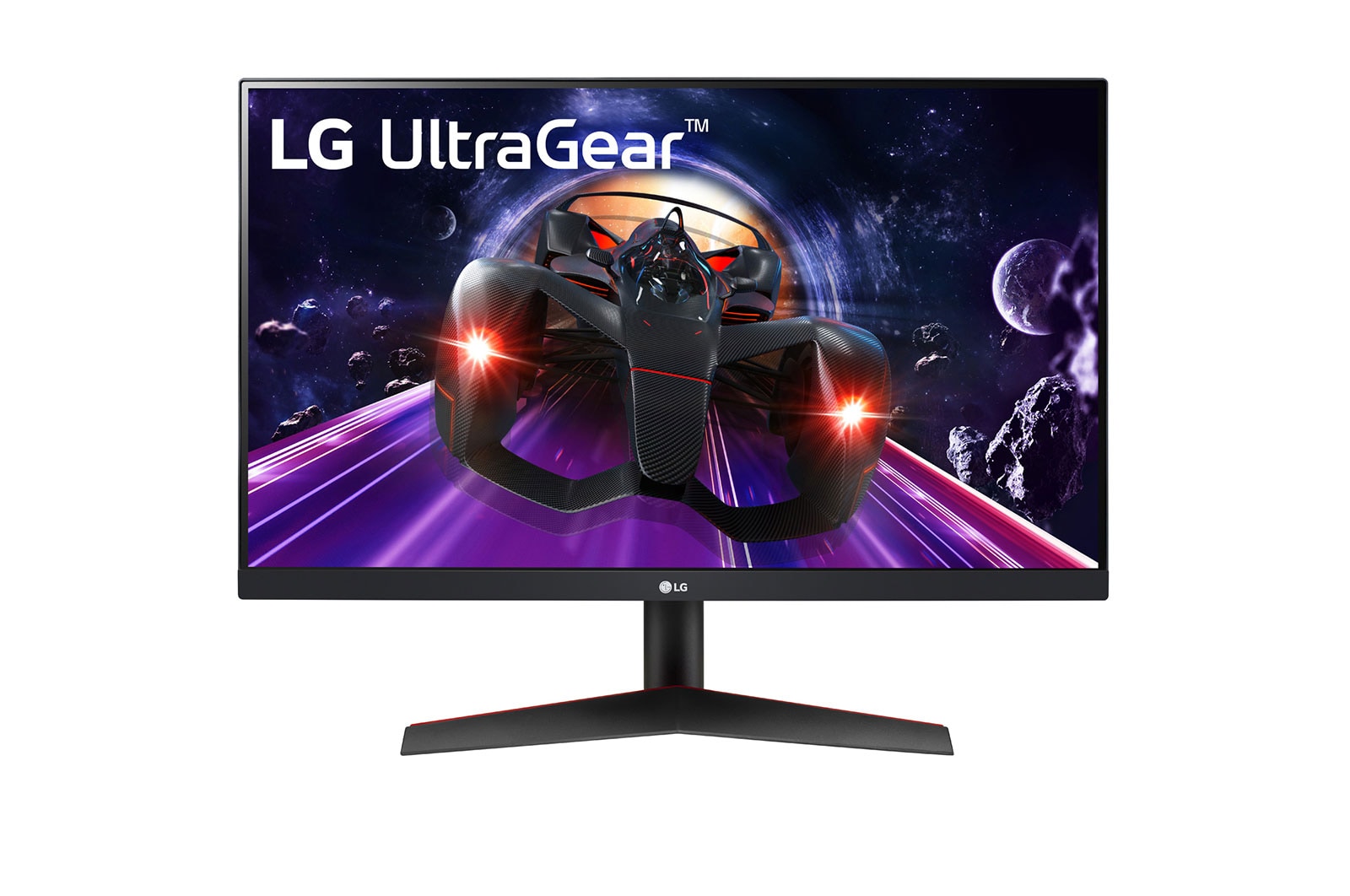 LG UltraGear™-Gaming-Monitor mit IPS mit Full HD und 1 ms Reaktionszeit (GtG) und 23,8 Zoll, 24GN600-B