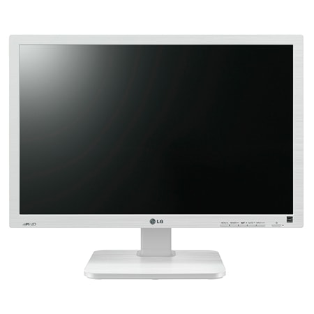 LG 24MB65PM-W Business-Monitor mit Full HD-Auflösung und Stereo-Lautsprechern.