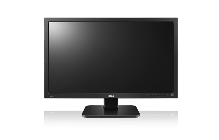Der LG 22MB65PY-B Business-Monitor verfügt über integrierte Stereo-Lautsprecher.