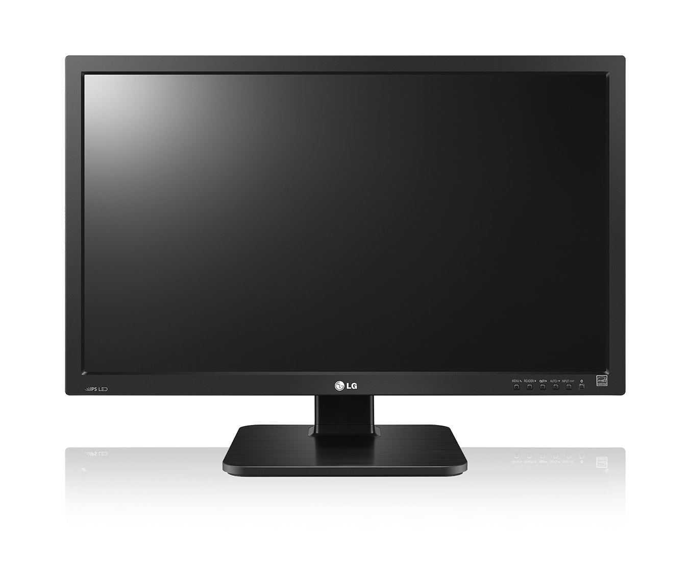 Der LG 22MB65PY-B Business-Monitor verfügt über integrierte Stereo-Lautsprecher.