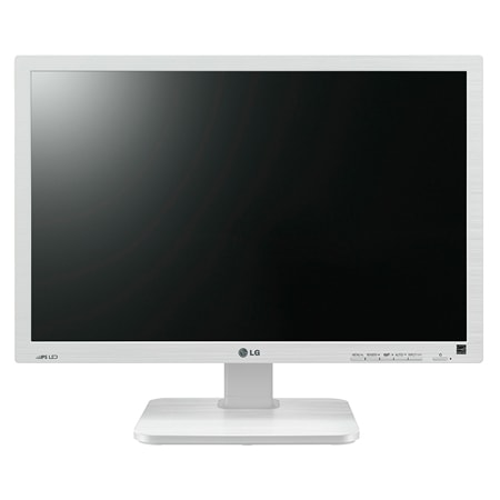 Der LG 22MB65PY-W Business-Monitor verfügt über integrierte Stereo-Lautsprecher.