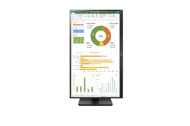 LG 27 Zoll IPS Monitor mit Full HD-Auflösung und Farbkalibrierung (TCO 8.0), 27BN650Y-T