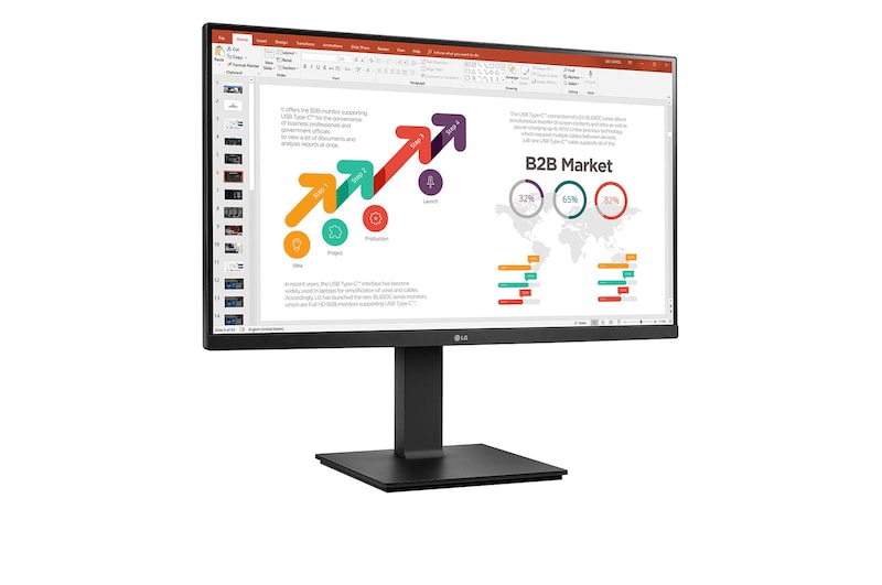LG 27-Zoll (1920x1080) IPS Monitor mit Full HD, 27BP450Y-B