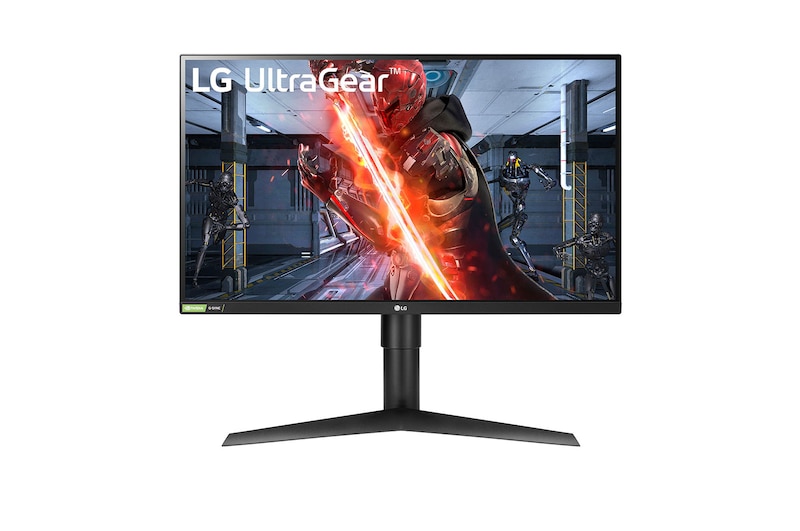 LG 27" Nano IPS Gaming-Monitor mit 1 ms Reaktionszeit und QHD-Auflösung, 27GL83A-B