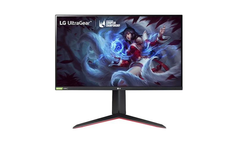 LG 27 Zoll UltraGear™ Gaming Monitor mit Full HD-Auflösung und IPS mit 1 ms (GtG), 27GN650-B