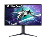 Vorderseite von LG UltraGear™ 27 Zoll MiniLED 4K UHD Gaming Monitor | Nano IPS, 1ms (GtG), ATW Pole 27GR95UM-B