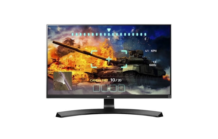 Vorderseite von Ultra HD 4K Monitor mit 68,58 cm (27 Zoll) Bildschirmdiagonale, IPS Panel und FreeSync 27UD68-P