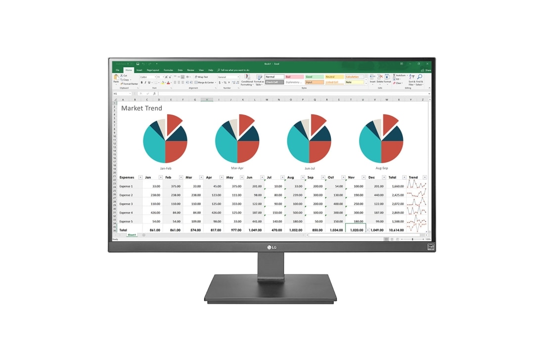 LG 27" Ultra HD 4K Monitor, 27UK670-B