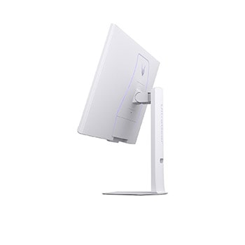 Seitenansicht eines geneigten Monitors
