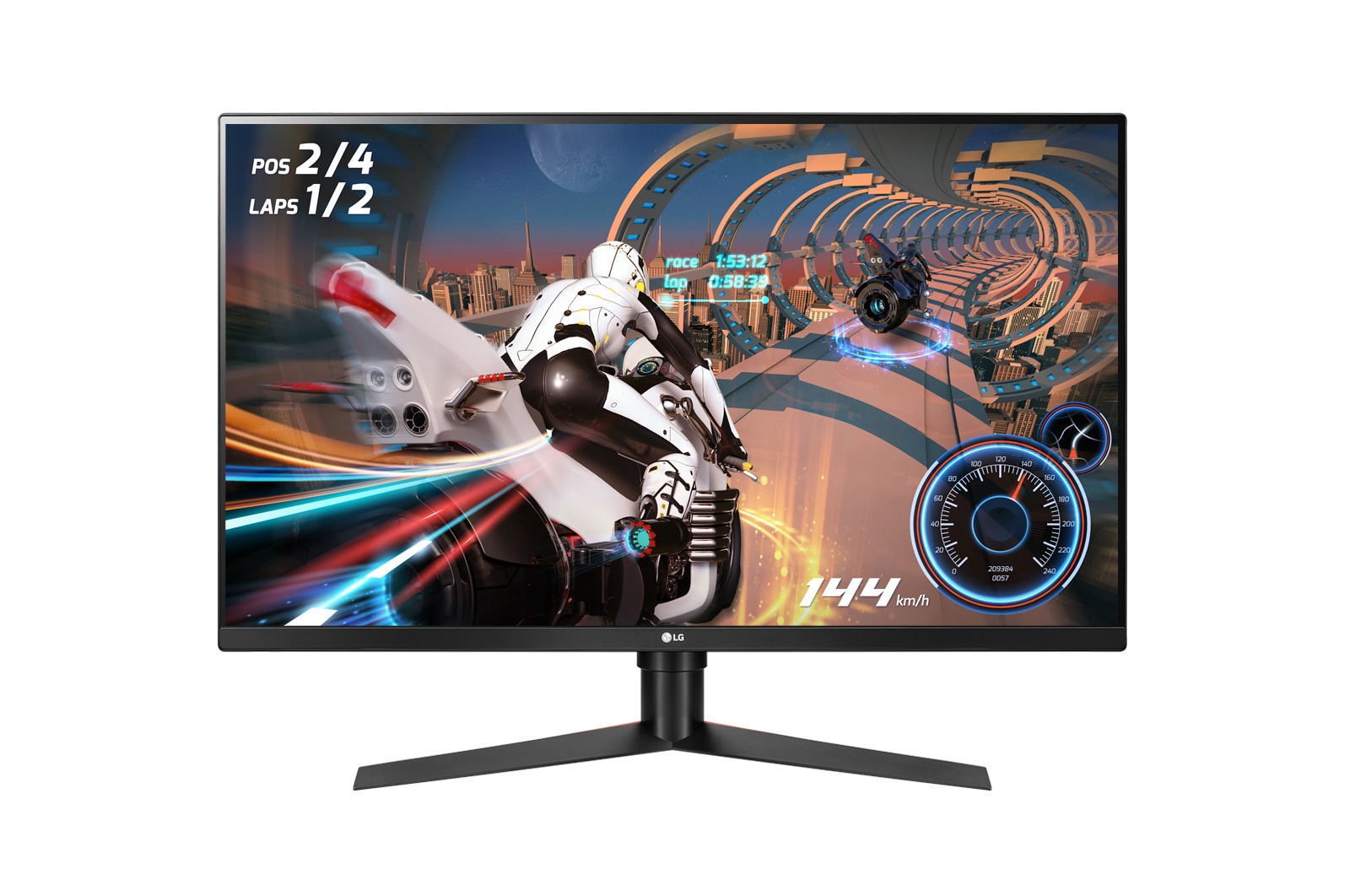 Vorderseite von 32&#34; QHD Pro-Gaming Monitor 32GK850F