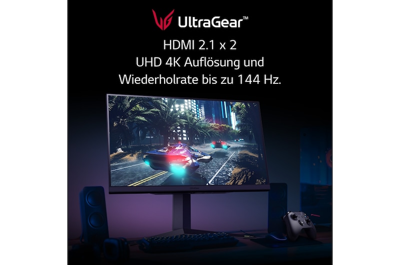 LG UltraGear™-Gaming-Monitor mit 32 Zoll, UHD 4K und VESA DisplayHDR™ 1000, 32GQ950-B