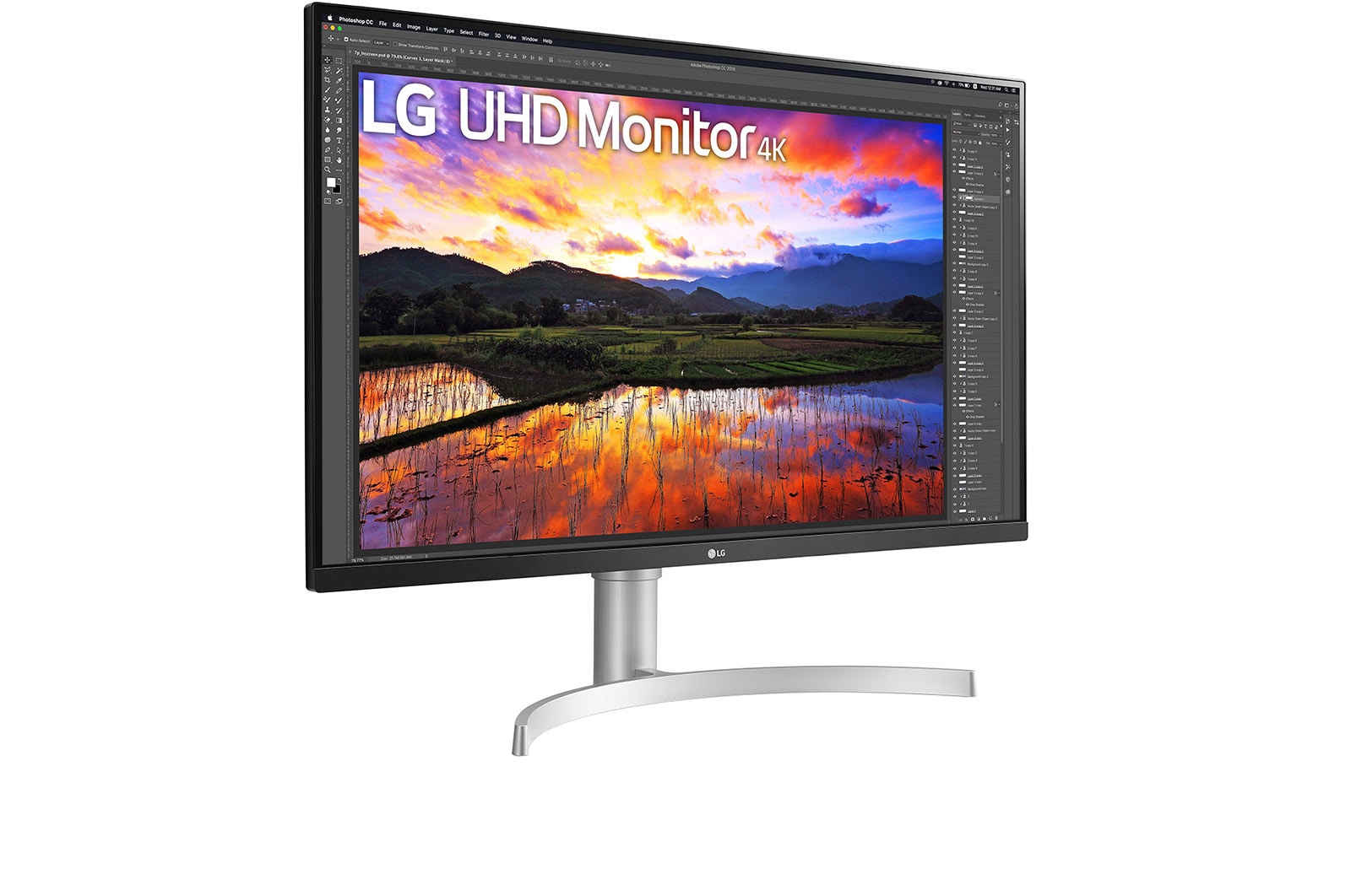 LG 31,5 Zoll UHD 4K IPS Monitor mit HDR10 und AMD FreeSync™, 32UN650-W