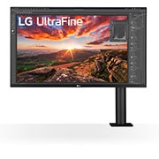 LG 31,5 Zoll UltraFine™ Ergo Monitor mit HDR10, IPS und UHD 4K-Auflösung, 32UN880P-B