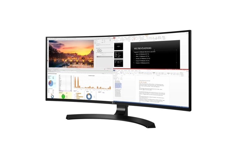 Vorderseite von IPS 21:9 Curved UltraWide™ QHD Monitor  mit 86,36 cm (34 Zoll) 34CB88-B