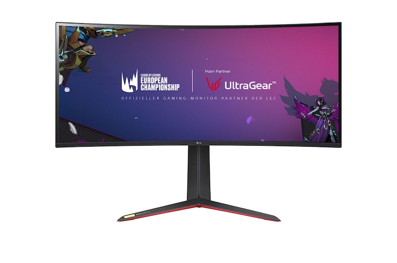 LG 34" Curved UltraGear™ Gaming Monitor in 21:9 mit QHD+ und Nano IPS 1ms, 34GP950G-B