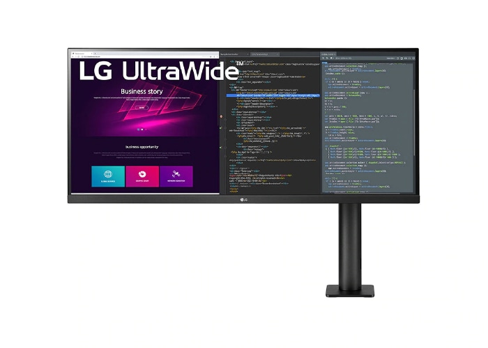 LG 34 Zoll UltraWide™Ergo IPS Monitor mit QHD-Auflösung und HDR10, 34WN780-B