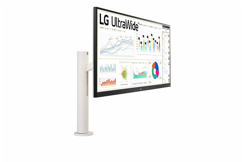LG 34 Zoll LG UltraWide™ IPS-Monitor mit ergonomischem Standfuß und Wide-FULL-HD-Auflösung (2560 x 1080), 34WQ68X-W