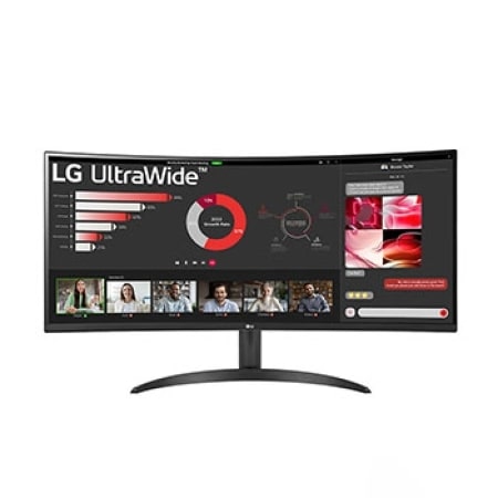 LG Curved UltraWide™ Monitor 34 Zoll, 34WR50QC-B